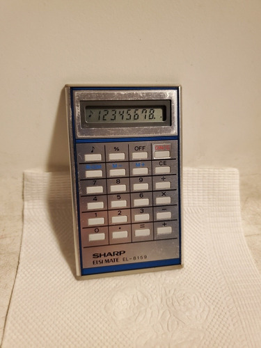 Calculadora Vintage Sharp Elsi Mate El-8159 Con Sonido 1980