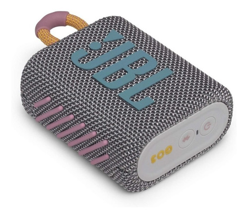 Parlante JBL Go 3 portátil con bluetooth waterproof grey