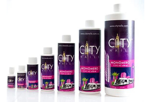 City Nails - Monomero Líquido Acrílico Para Uñas Esculpidas
