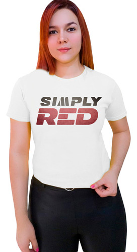 Polera Simply Red Banda Musical Rock Pop Exclusivo Tour 2025