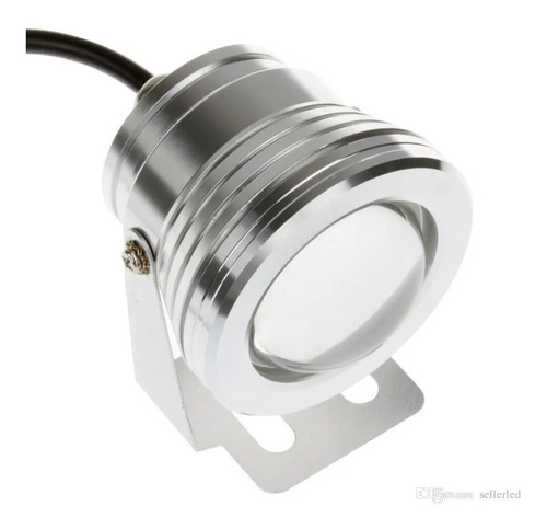 Reflector Led Blanco 10w Sumergible Piscina Agua 12v 6000k