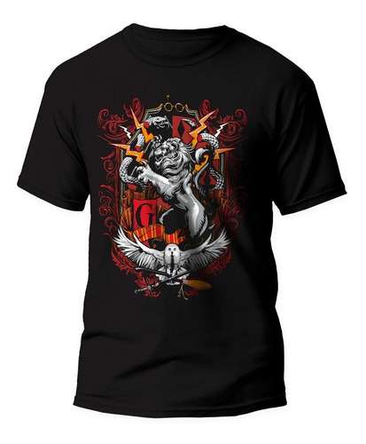 Playera Harry Potter, Estampado Gryffindor