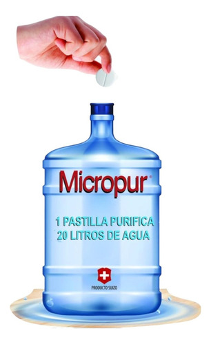 25 Pastillas Purificadoras De Agua Para 500 Litros Micropur