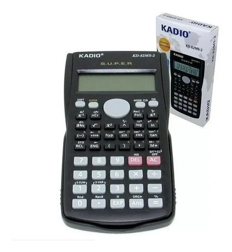 Imagen 7 de 10 de Calculadora Cientíica Kadio Kd-82ms 240 Funciones A Pilas