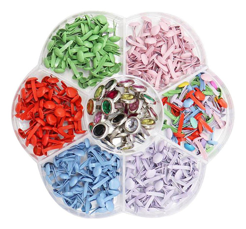 Mini Broche De Papel Metálico Decorativo Para Diy Arte Re