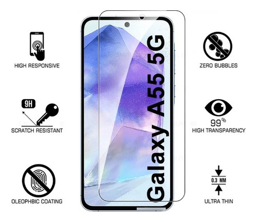 Vidrio Templado Para Samsung Galaxy A55 Y A35