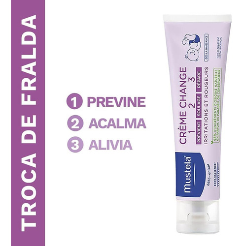 Creme Para Assaduras Mustela 123 110g