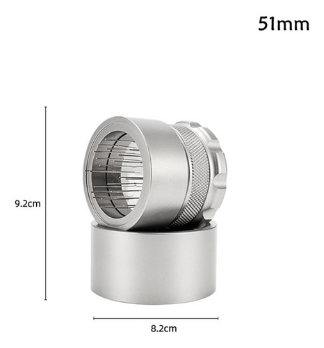 Distribuidor De Café De Acero Inoxidable, 51 Mm Gris