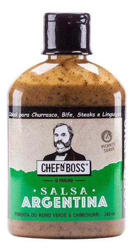 Salsa Argentina Idem Para Churrasco Chef N' Boss 240ml
