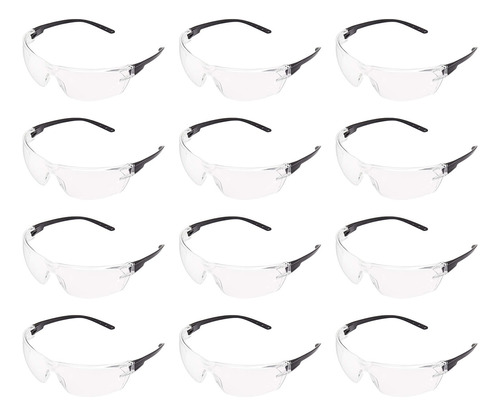 Amazoncommercial Gafas De Seguridad (transparentes/negros),.