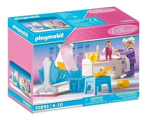 Playmobil 70893 Quarto Vitoriano Do Bebê - Dollhouse!