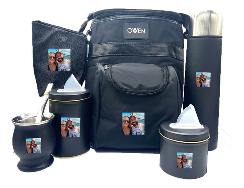 Set Matero Deluxe Con Mate De Acero Personalizado Foto