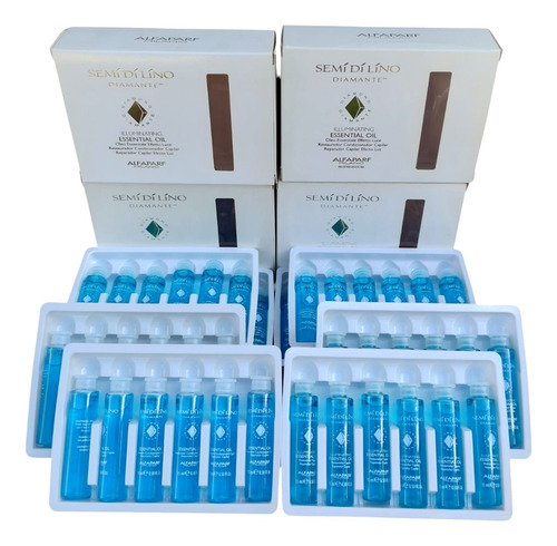 Ampollas Alfaparf Semi Di Lino Diamante X 24 Unid. 15ml C/u