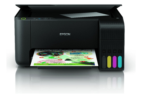 Impresora Epson Multifuncion Wifi L3210 Tinta Continua Usb Color Negro