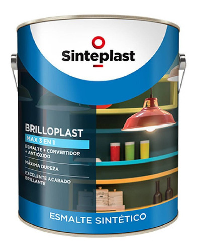 Brilloplast | Esmalte Sintético Convertidor | Blanco 4lt