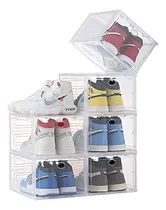 Comprar Organizadores De Zapatos De Plástico Transparente Apilable