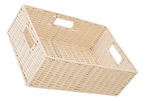 Cubo De Almacenamiento Con Tapa, Cesta De Ratán