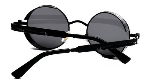 Gafas De Sol Casual Steampunk Redondas Unisex