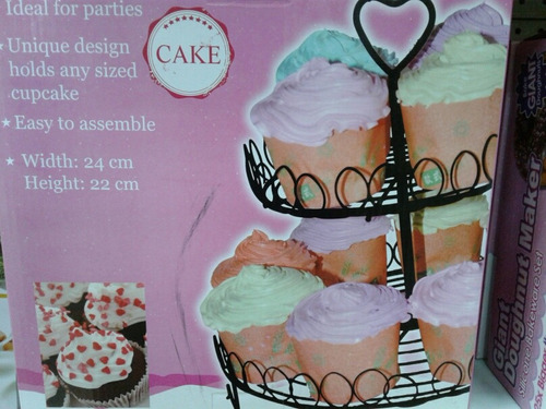 Porta Cupcake Plateado