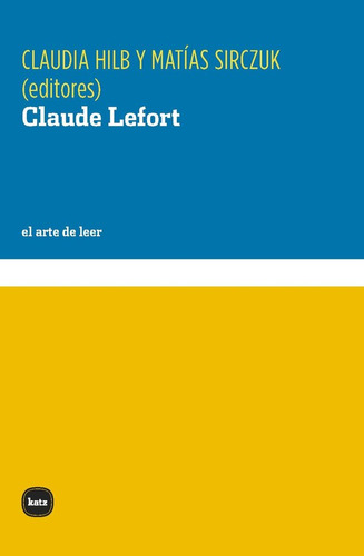 Libro Claude Lefort - Hilb, Claudia