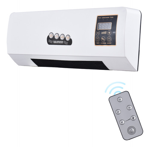 Ventilador Eléctrico Con Calefacción Doméstica Y Control Rem