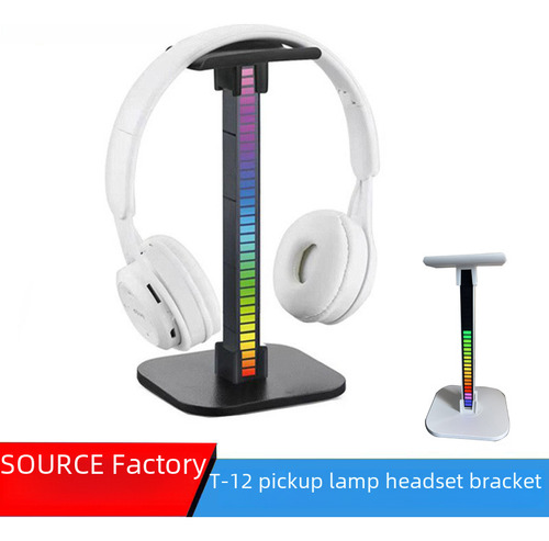 Soporte De Auriculares Luminoso Inferior T11c Con Carga De A