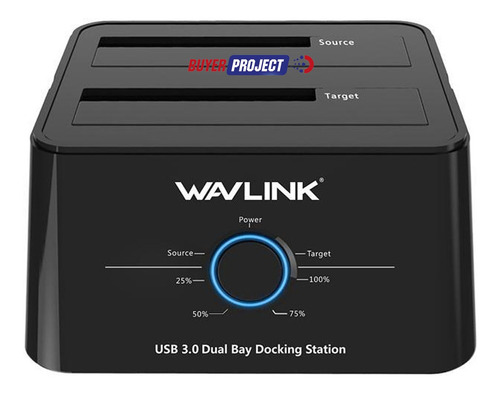 Docking Station Usb 3.0 De 2 Discos Sata Ssd Hdd 2.5''/3.5''