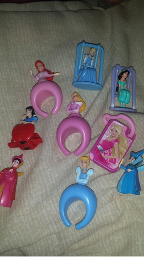 Disney Princesas Figuras Grezon Tipo Huevo Kinder 4 Dif