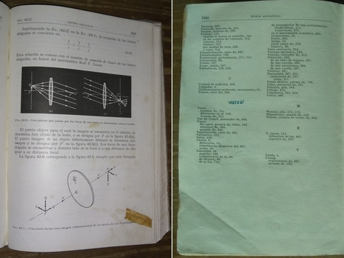 Física General - Sears Y Zemansky. Aguilar. 1957 4° Edición. (Usado)