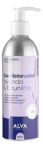 Kit Alva Condicionador Lavanda E Baunilha Com 2un De 250ml