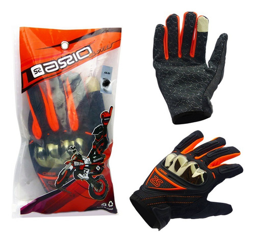 Guantes Moto Bici Touch Proteccion Nudillos Antiresbalante