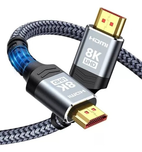Cable Hdmi 8k 4k 3m 120hz 144hz 2.1 Alta Velocidad Ps5 Xbox