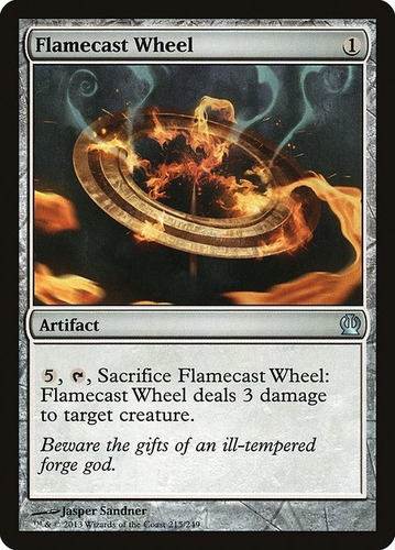 Carta Magic Flamecast Wheel X4 Unidades Playset Theros