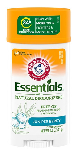 Desodorante Sin Aluminio Arm&hammer Essentials Juniper Berry