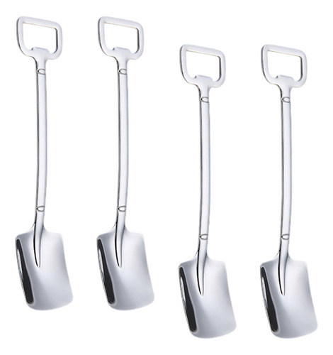 4 Cucharas Con Forma De , Cuchara Para Café, Té, Utensilio