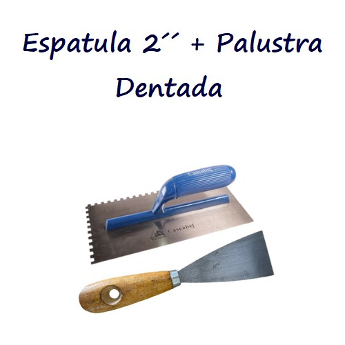 Palustra Dentada Y Espatula De 2´´