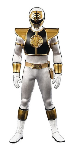 Threezero Mighty Morphin Power Rangers: White Ranger Figura