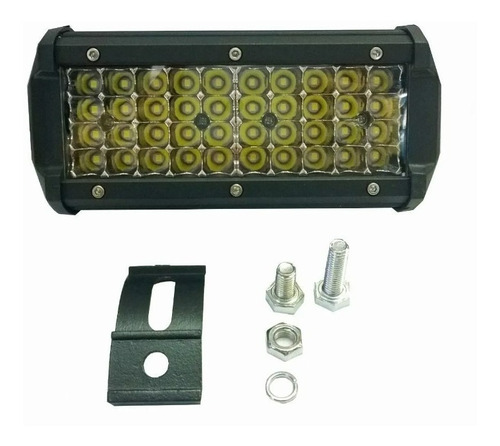 Pack 2 Focos Led Neblinero Barra Recta 120w 40 Led Spot