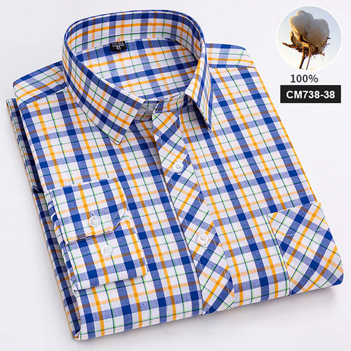 Blusa Z Para Hombre Con Cuello Abatible Y Estampado De Boton