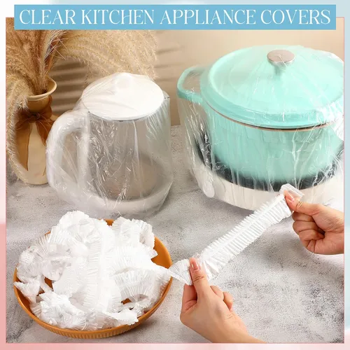 100 Piezas Cubiertas Transparentes Desechables Electrod...