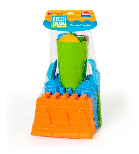 Beach Play Set Juego Playa Arena Balde Castillo Usual Ik