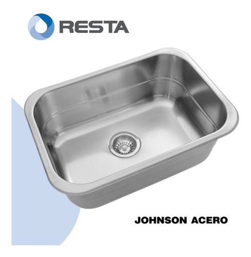 Pileta Simple Cocina E54 Bacha Johnson Acero Inoxidable