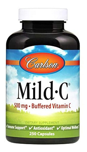 Calcio De Ascorbato Apoyo Inmunológico,carlson Mild-c 500