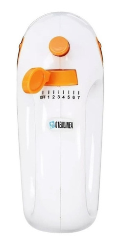 Batidora de mano U-line UL-2103 blanca y naranja 220V