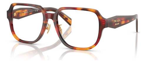 Óculos De Grau Prada Signature Tartaruga Prb07vd 22a1o1-56
