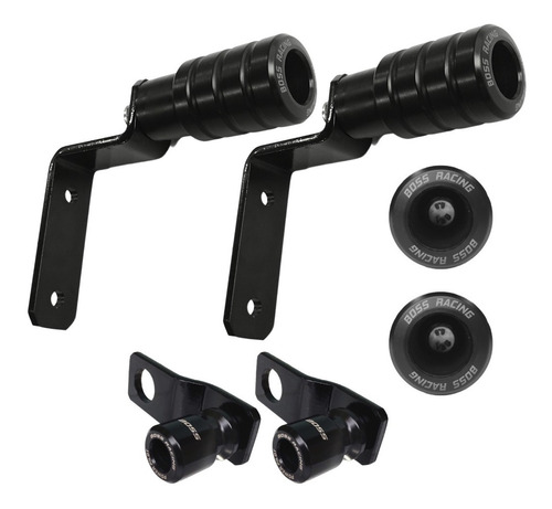 Slider Dianteiro E Traseiro Fazer 250 Yamaha Carbono 2006/17