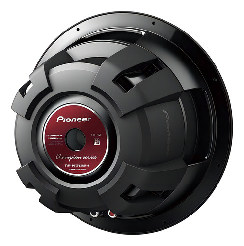 Subwoofer Pioneer De 12 Polegadas Tsw 312 D4 1600w,cor Preta Preto