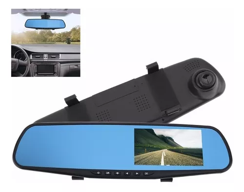 Espejo Retrovisor Doble Cámara DVR HD Delantera y Trasera para