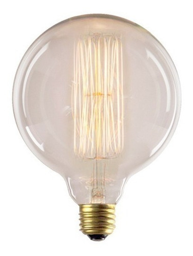 Imagen 3 de 7 de Lampara Filamento De Carbono G125 Globo 125mm (grande) G125