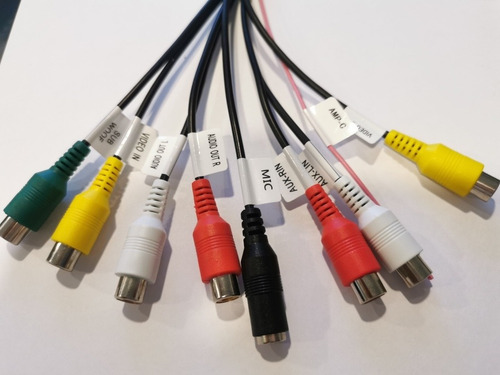 Arnés Rca Para Componentes De Radio De Automóvil